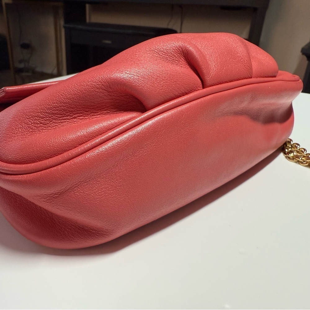 Fendi Pink Leather Fendista Crossbody Pochette - Picture 7 of 10